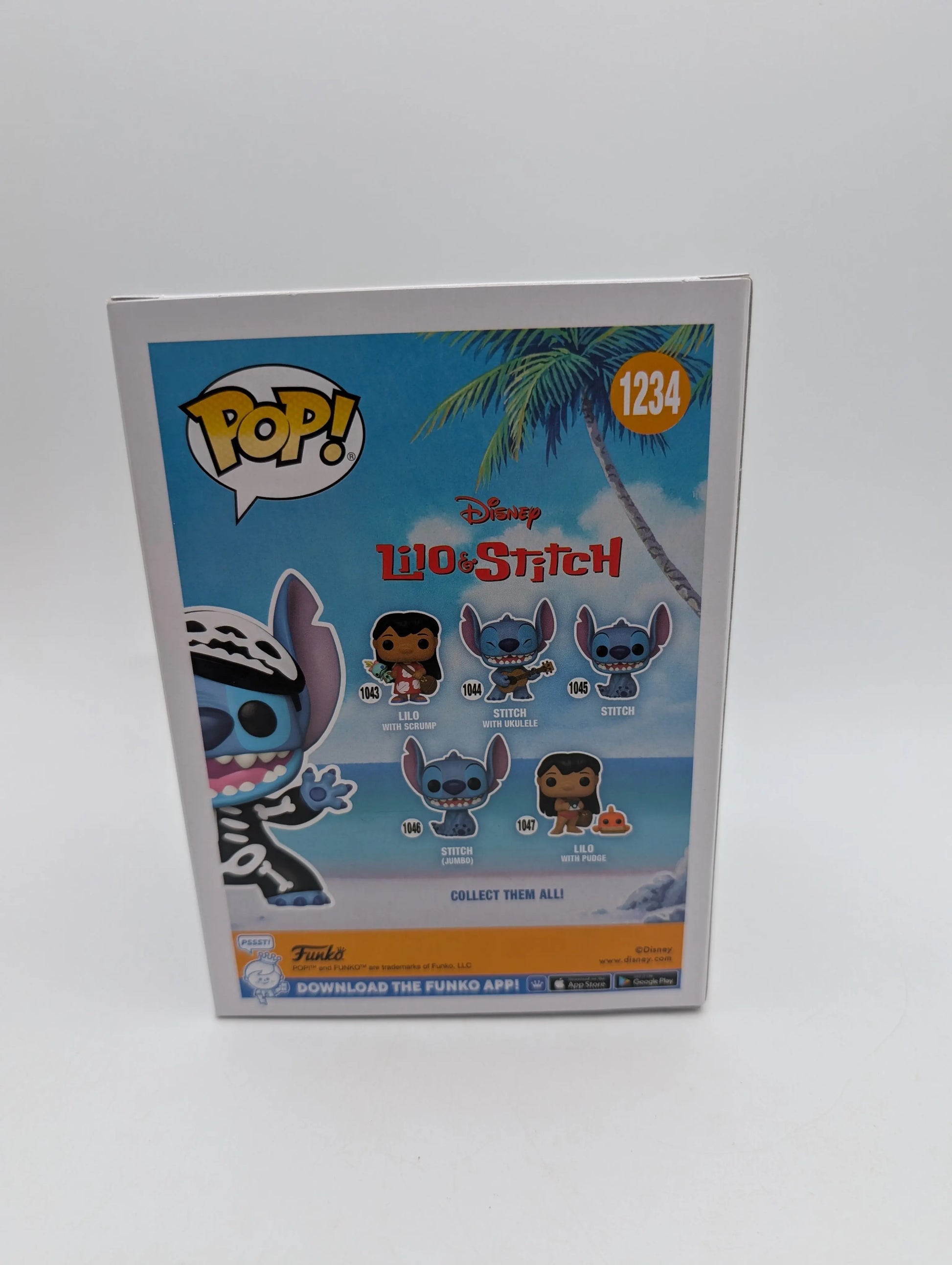Lilo & Stitch - Skeleton Stich #1234 Glow GITD Funko Pop Vinyl Chase FRENLY BRICKS - Open 7 Days