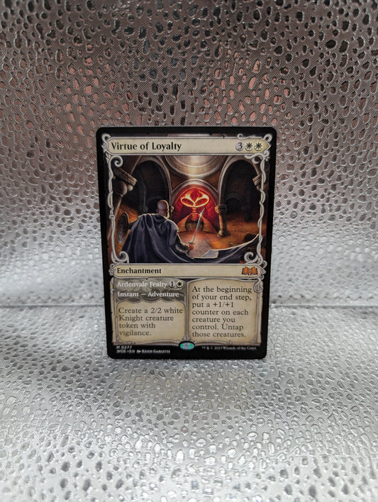 Virtue of Loyalty Showcase #277 MTG Wilds of Eldraine WOE FRENLY BRICKS - Open 7 Days