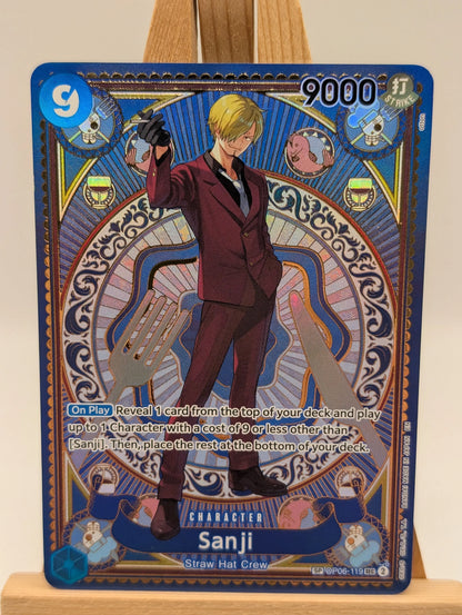 Sanji (SP) SEC A Fist of Divine Speed OP06-119 NM FRENLY BRICKS - Open 7 Days