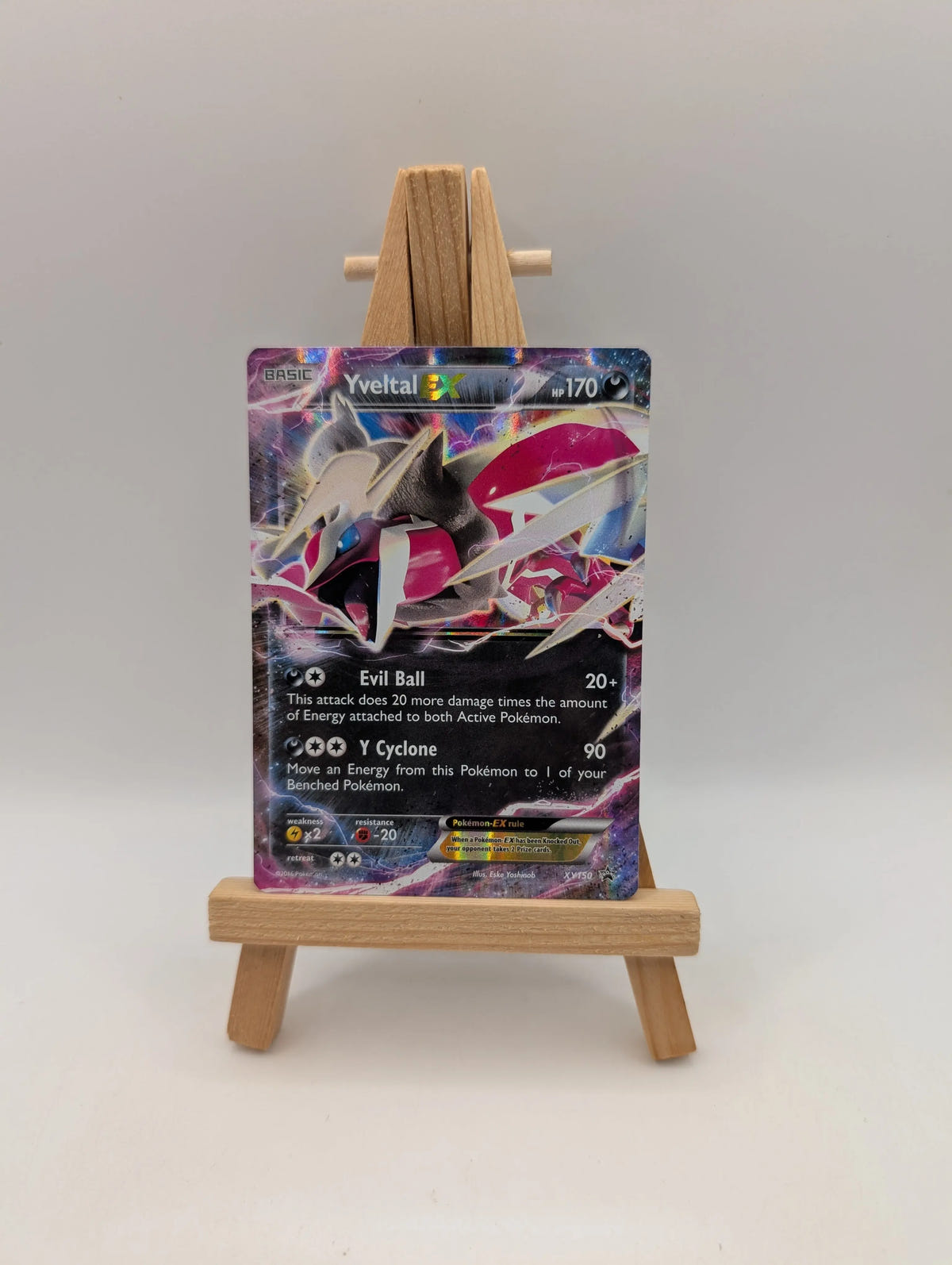 Yveltal EX XY150 Promo XY Black Star Promos Pokemon LP FRENLY BRICKS - Open 7 Days image 1