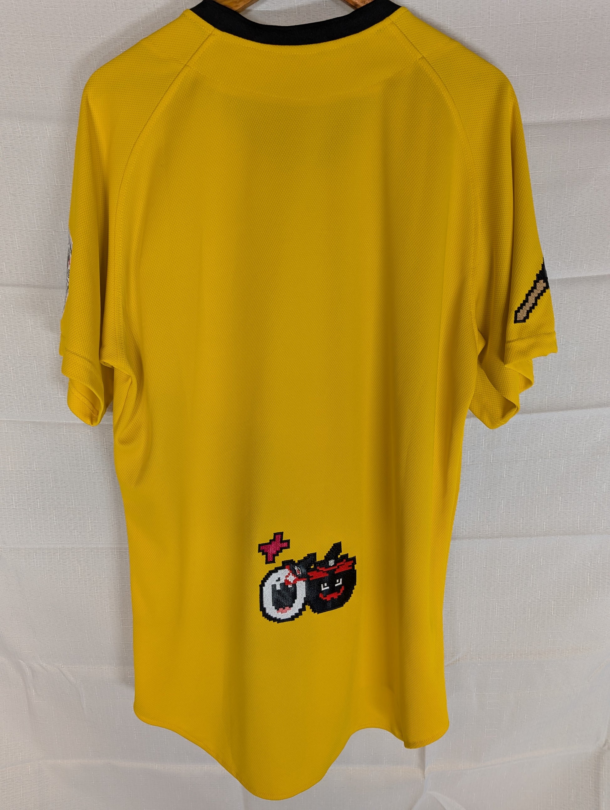 Korean Baseball KT Wiz Bright Yellow 2025 Pixel Uniform XXL Blank Jersey