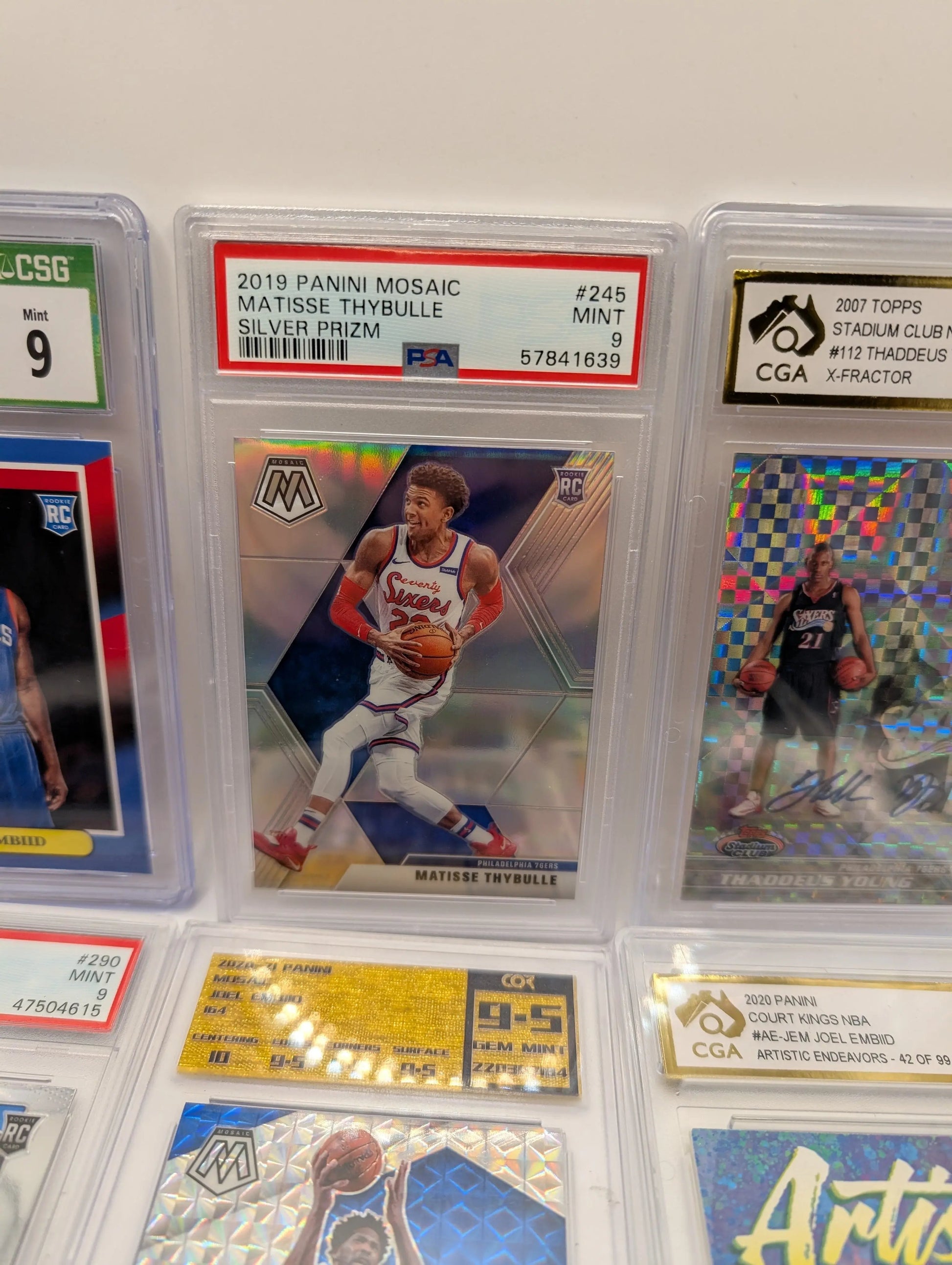 Philadelphia 76ers NBA Basketball Card Lot, Rookies, Patch, Auto, Joel Embiid FRENLY BRICKS - Open 7 Days