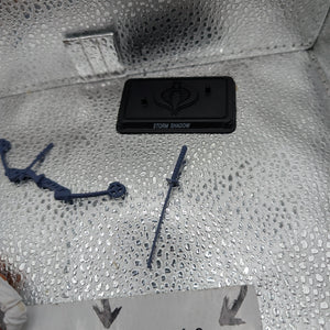 GI Joe Dollar General Storm Shadow orange white loose figure 2013 Ninja TGin Zu FRENLY BRICKS - Open 7 Days