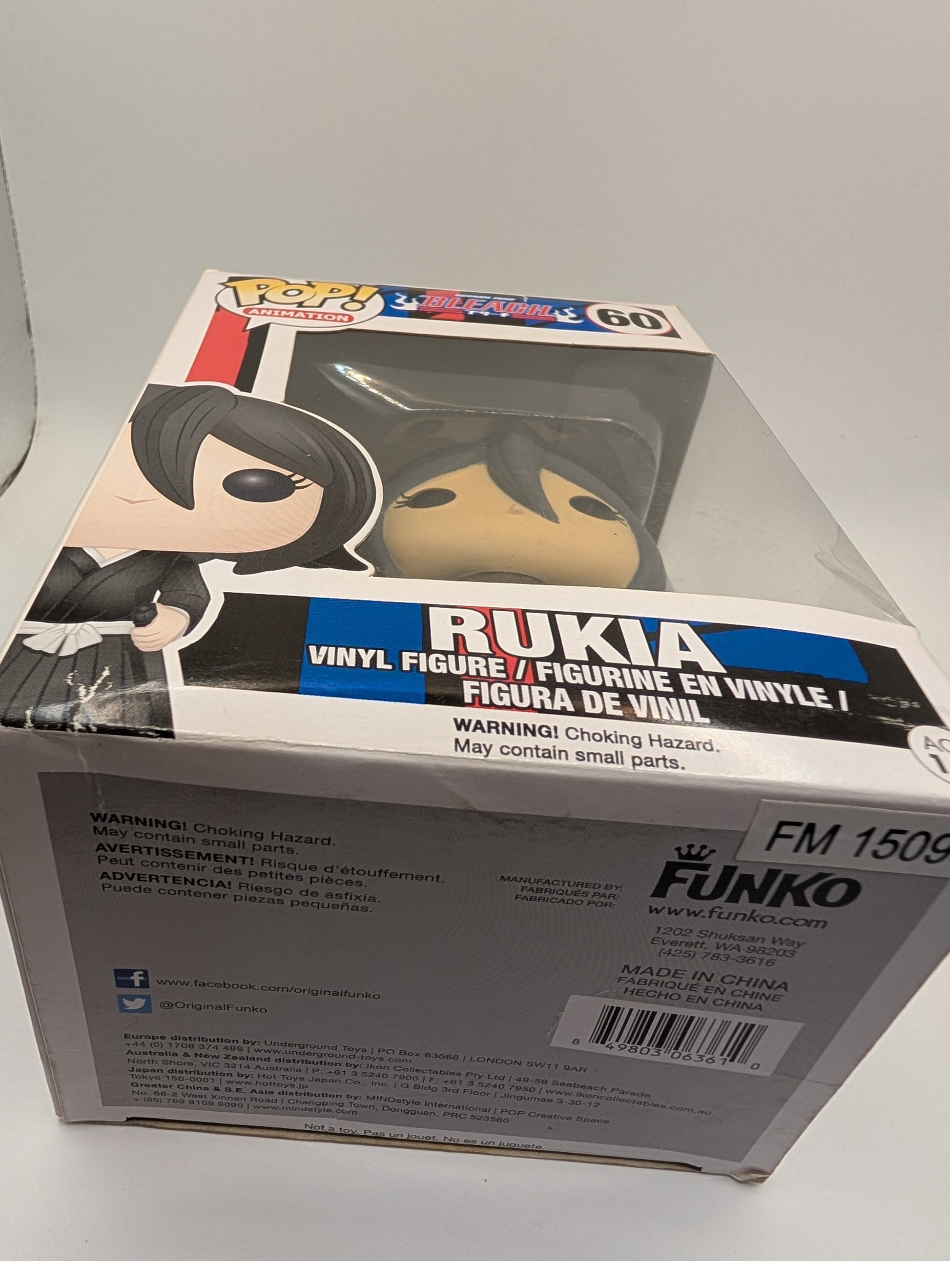 Funko Pop! Vinyl: Bleach Rukia Kuchiki #60 Figure with Some Damage FRENLY BRICKS - Open 7 Days