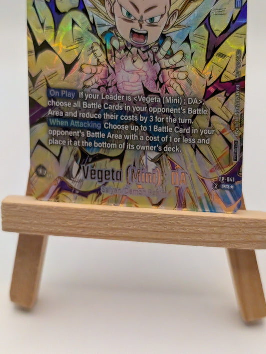 Dragon Ball Fusion World Vegeta Mini DA Daima FP-041 Ultimate Battle Promo ENG FRENLY BRICKS - Open 7 Days