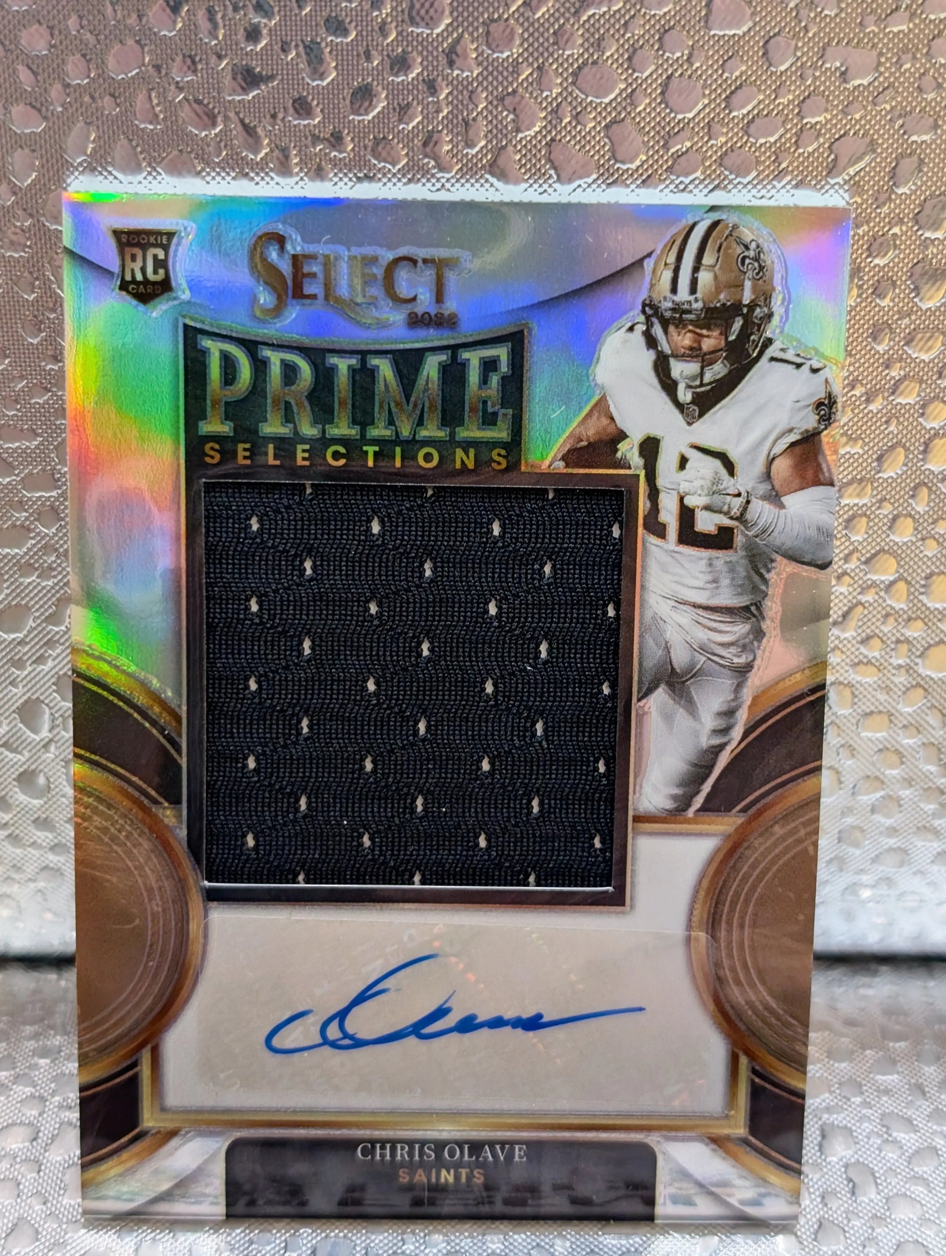 chris olave select rookie patch auto /99 ps-co SILVER FRENLY BRICKS - Open 7 Days