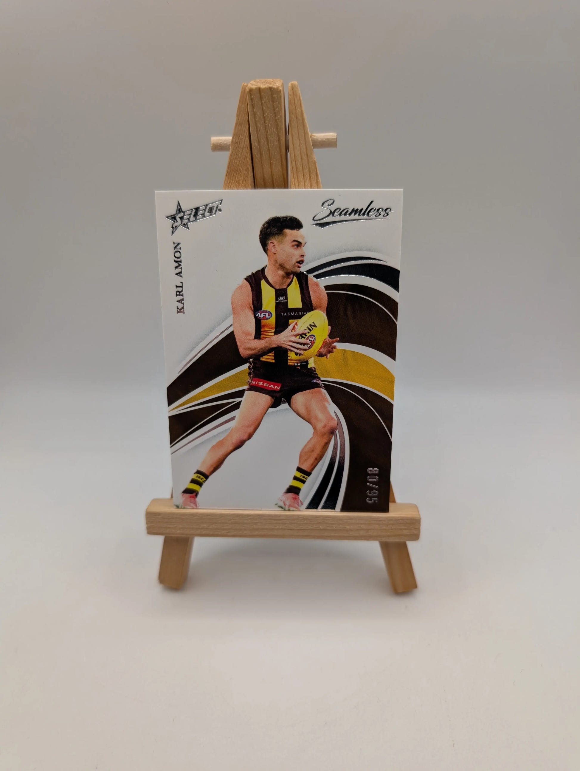 2025 AFL Select Seamless Karl Amon Base /95 FRENLY BRICKS - Open 7 Days image 1