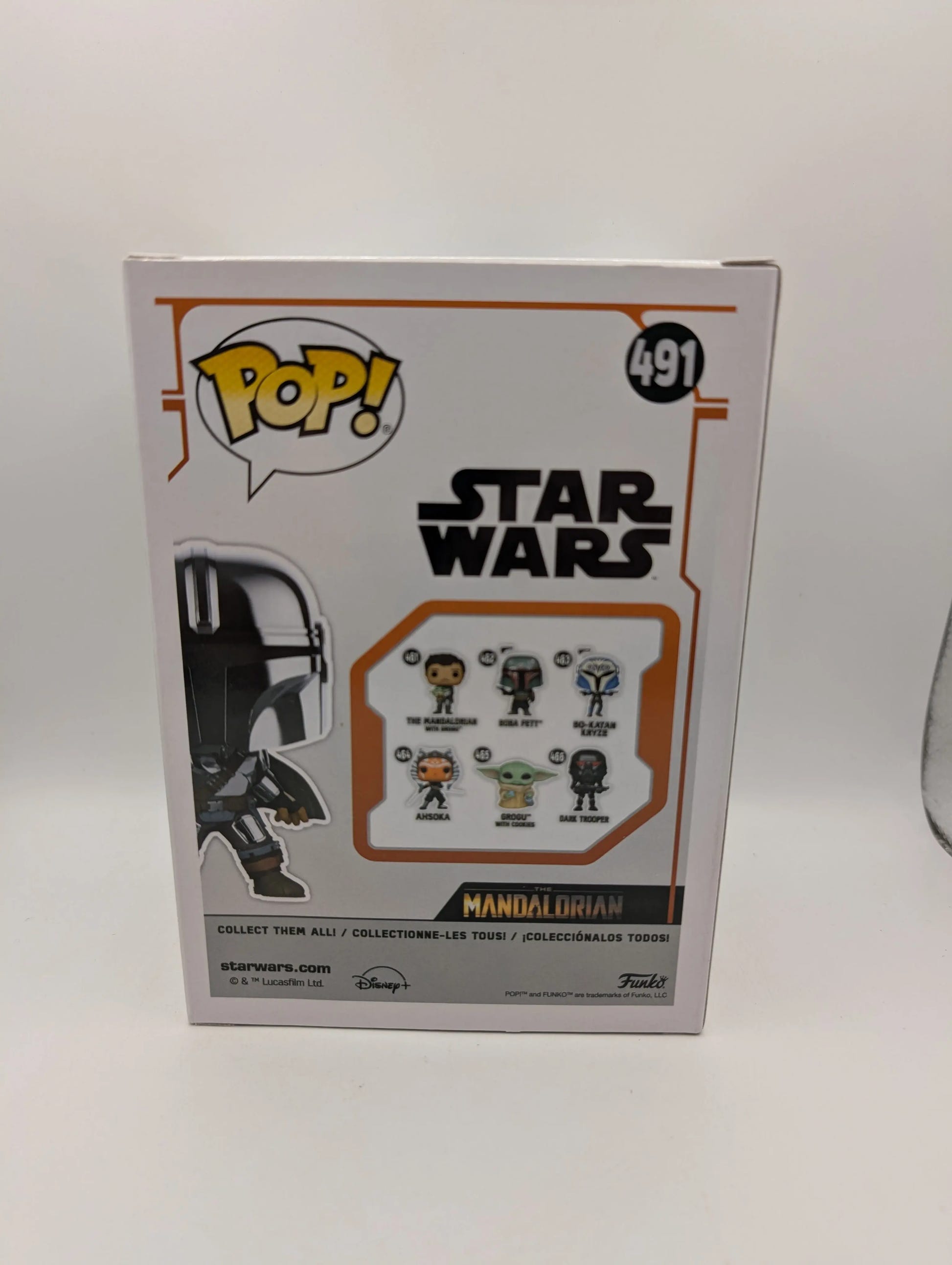Funko Pop! Star Wars The Mandalorian With Darksaber Glows In The Dark #491 FRENLY BRICKS - Open 7 Days image 3