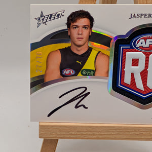 2025 Select Seamless Rookie Patch Signature JASPER ALGER /70 Richmond Tigers FRENLY BRICKS - Open 7 Days