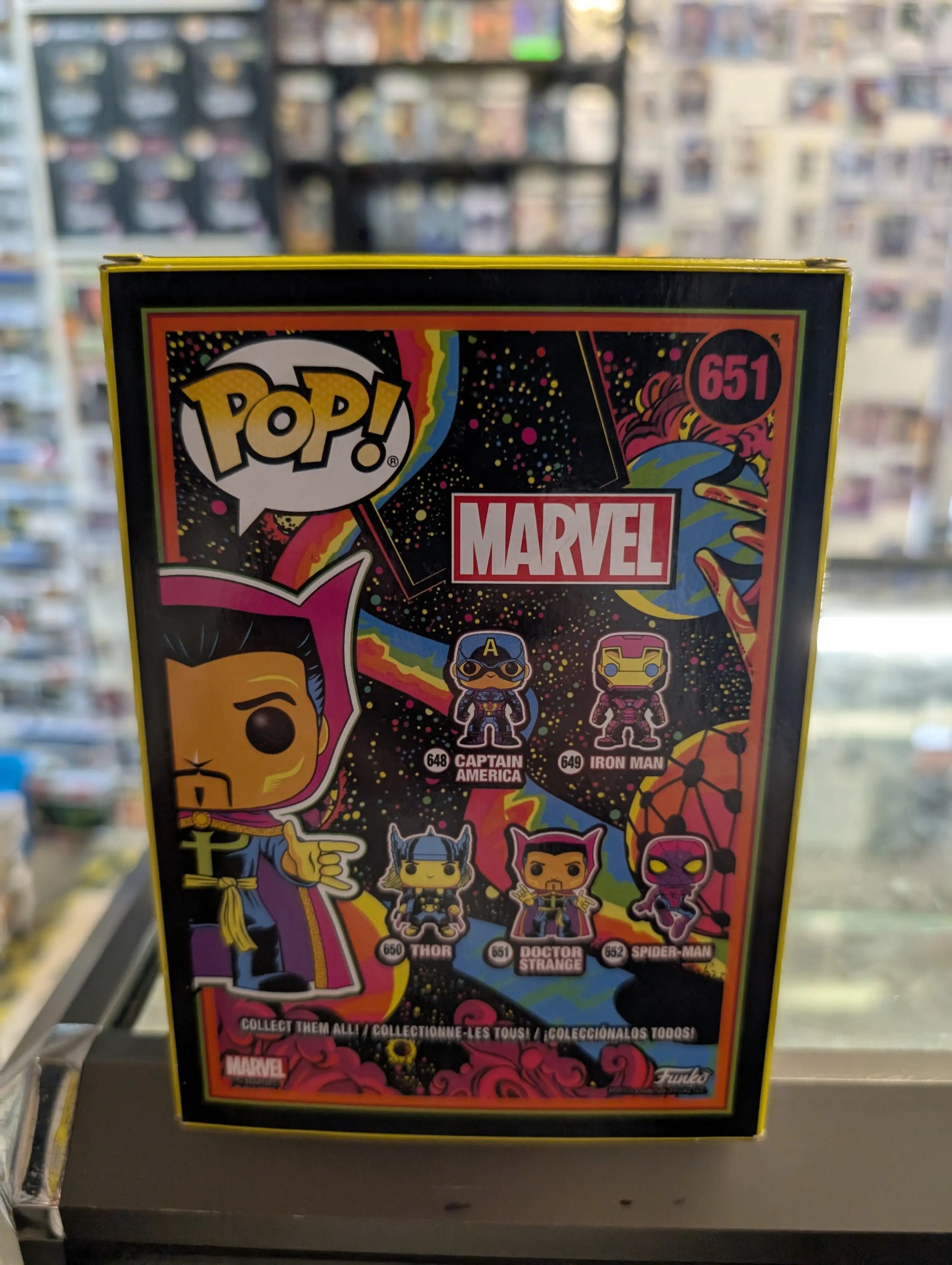 Marvel Doctor Strange Blacklight #651 Funko Pop Vinyl Figure NEW Special Edition FRENLY BRICKS - Open 7 Days