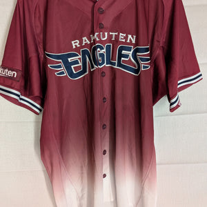 Nippon Baseball Tohoku Rakuten Golden Eagles Fans Uniform 2023 Crimson Large Jersey
