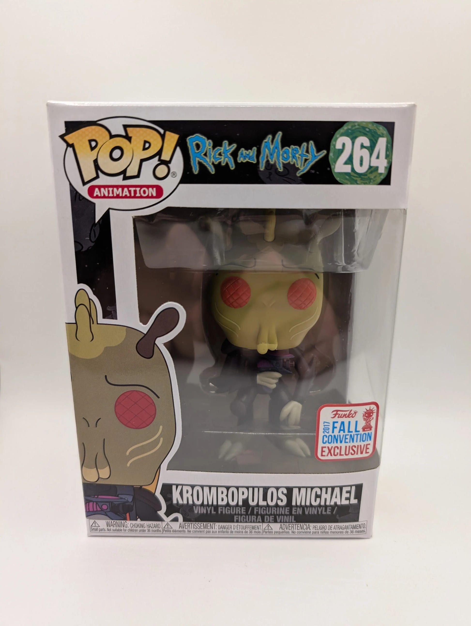 Funko Pop Vinyl - Rick & Morty Krombopulos Michael #264 NYCC 2017 FRENLY BRICKS - Open 7 Days image 1