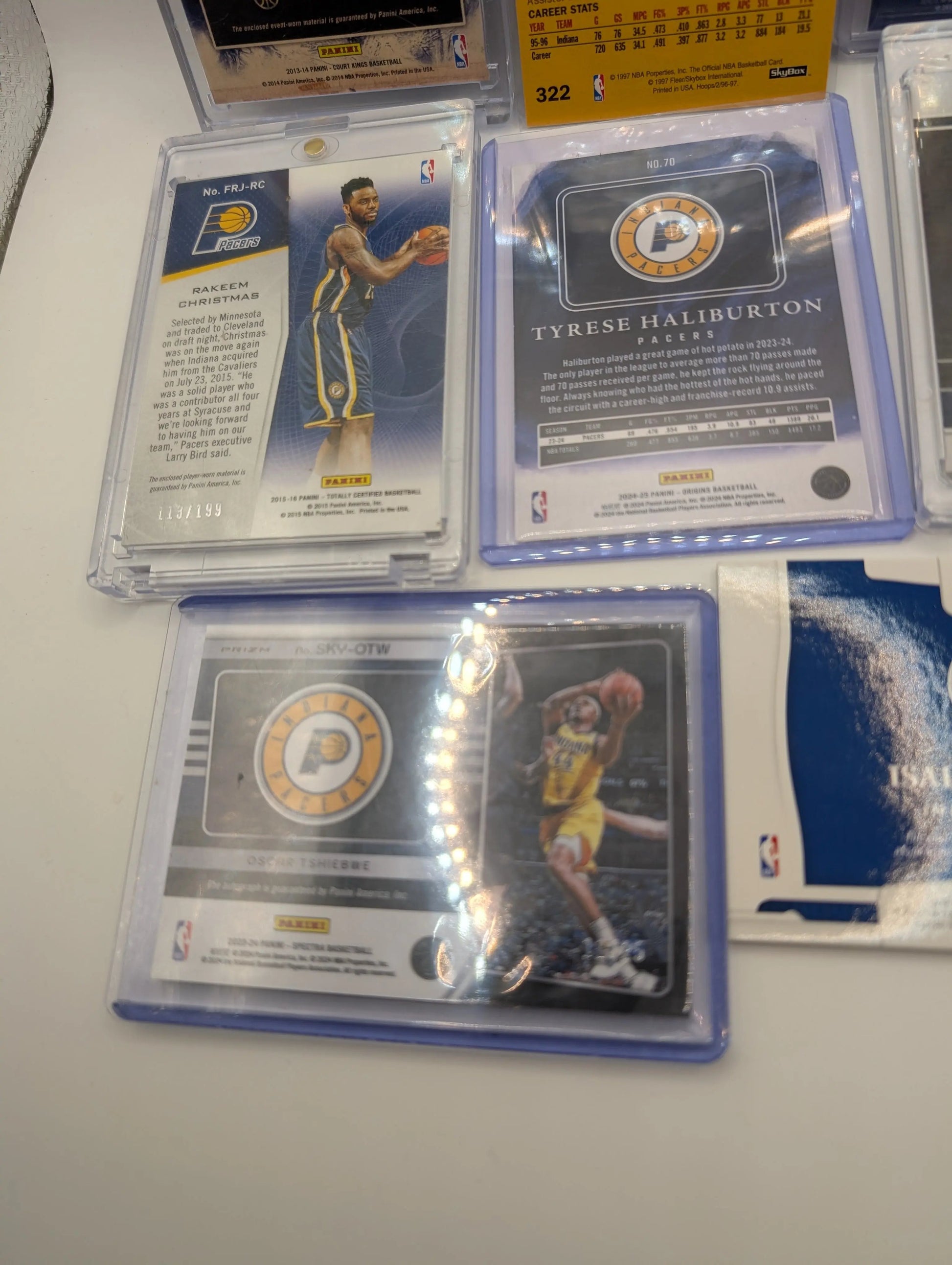 Indiana Pacers NBA Basketball Card Lot, Rookies, Patch, Auto, Tyrese Haliburton FRENLY BRICKS - Open 7 Days