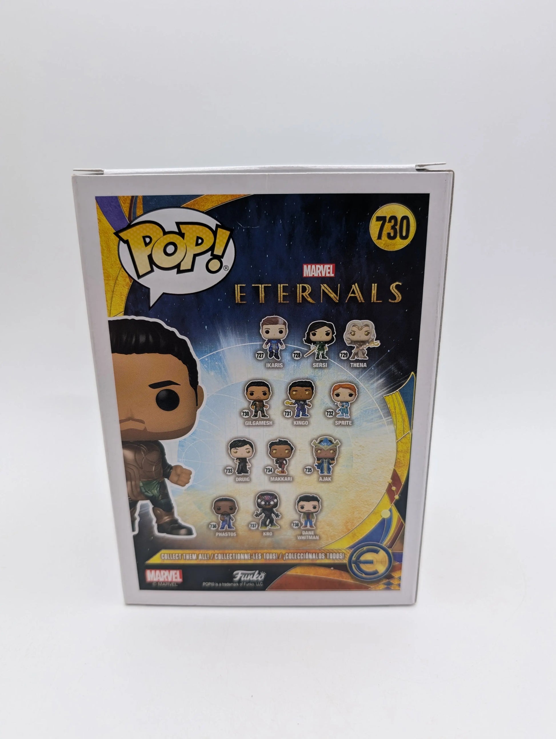 FUNKO POP, ETERNALS #730 GILGAMESH GITD CHASE FRENLY BRICKS - Open 7 Days