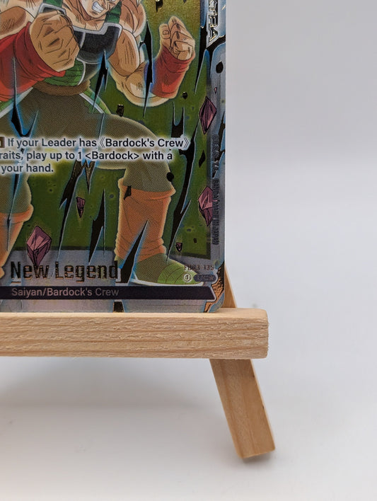 New Legend Alternate Art Bardock Gold Stamped FB03-135 Dragon Ball Super Fusion FRENLY BRICKS - Open 7 Days