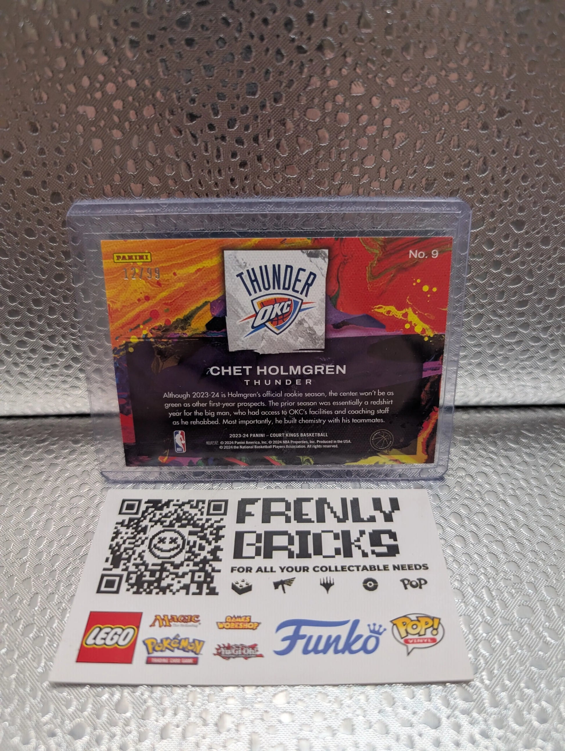 2023-24 Panini Court Kings Artistry in Motion Chet Holmgren #9 /99 FRENLY BRICKS - Open 7 Days
