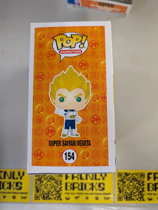 Funko Pop! Vinyl Dragonball Z - Blue Chrome SUPER SAIYAN VEGETA #154 - 2018 Fall FRENLY BRICKS - Open 7 Days