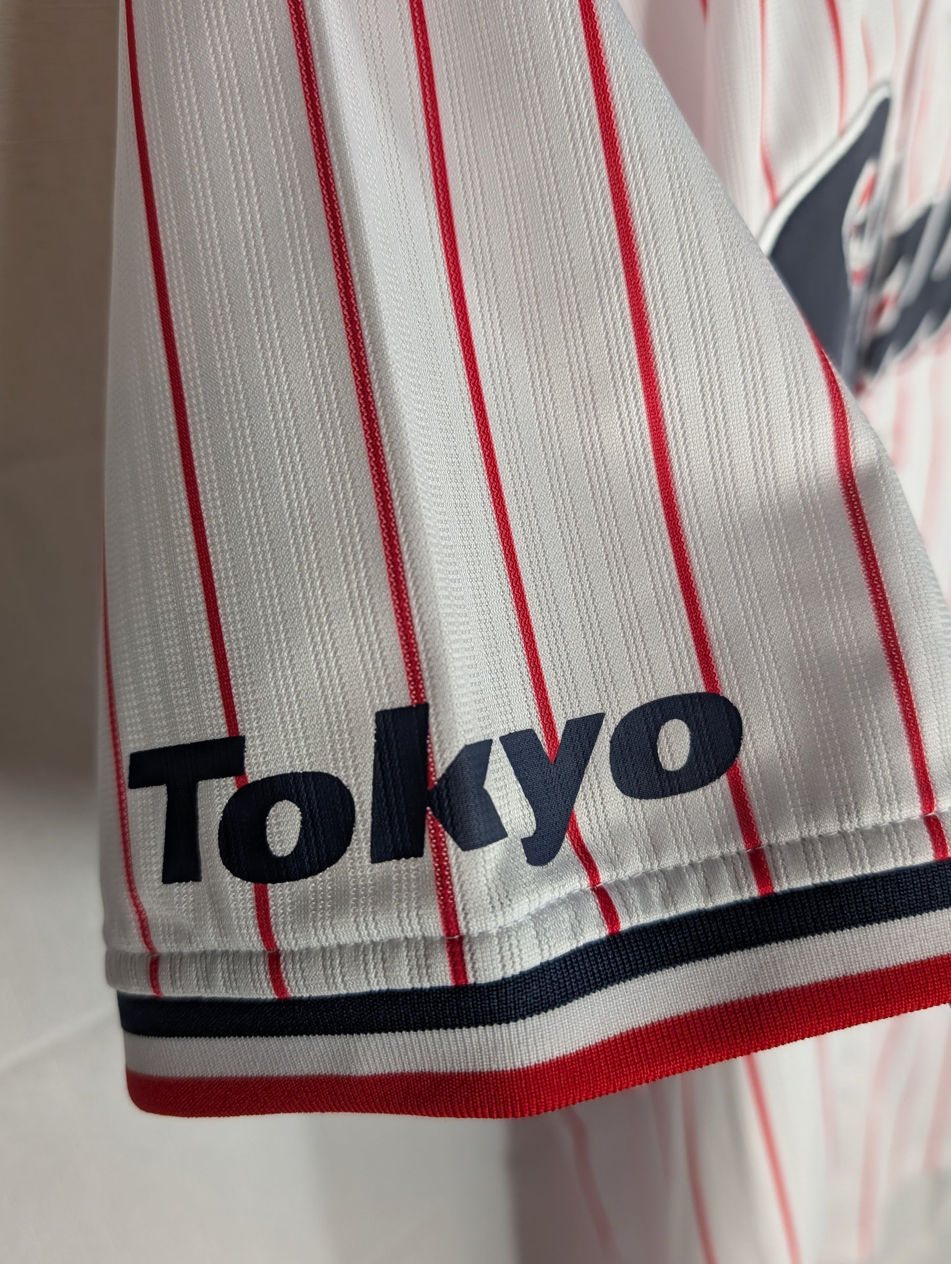 Nippon Baseball Tokyo Yakult Swallows 2016-2019 Home White/Red Blank XL Jersey