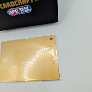 Cardcraft 24k Gold Card Craft 2025 Teamcoach AFL Footy Card Tom Lynch