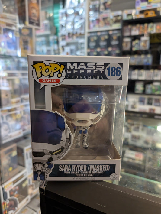 Sara Ryder (Masked) 186 ~ Mass Effect Andromeda ~ Funko Pop Vinyl ~ Games FRENLY BRICKS - Open 7 Days