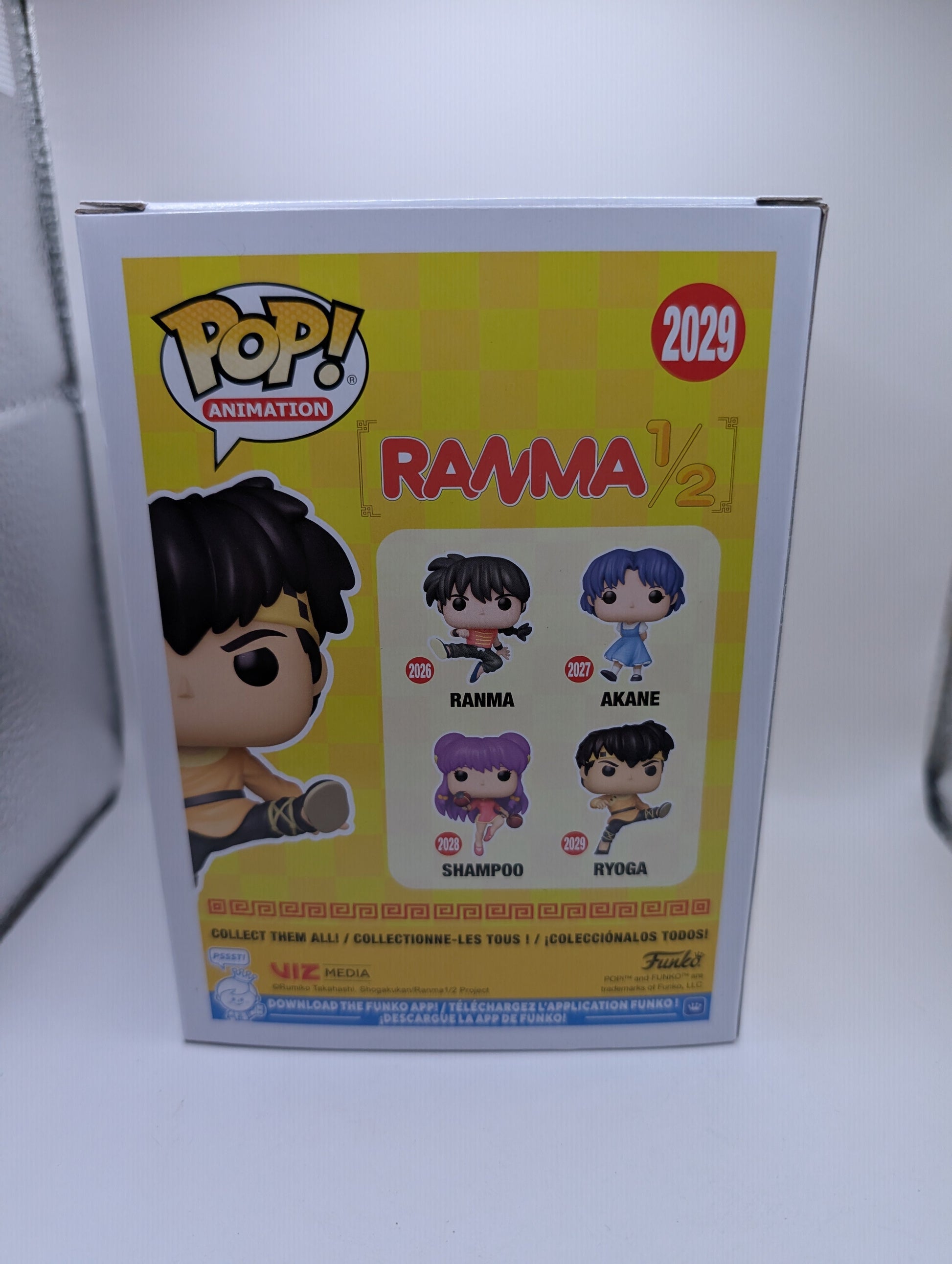 Funko Pop Ranma 1/2 - Ryoga #2029 Animation Vinyl Figure FRENLY BRICKS - Open 7 Days