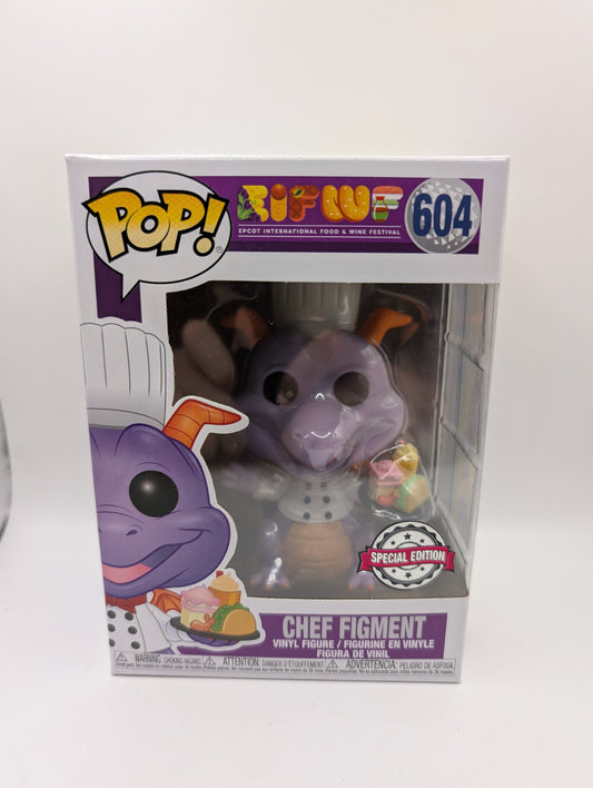 Chef Figment 604 ~ Disney: 2019 Epcot Food & Wine Festival ~ Funko Pop Vinyl