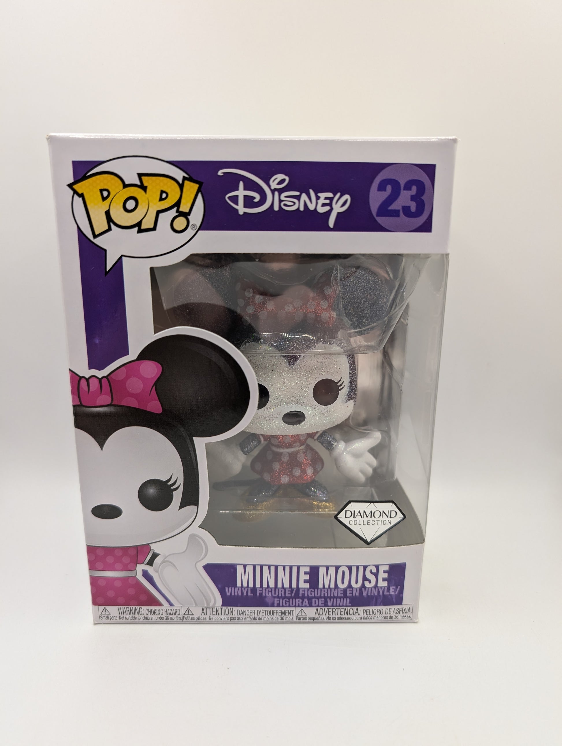 Funko Pop! Disney: Minnie Mouse #23 Diamond Collection - Exclusive Glitter Glam