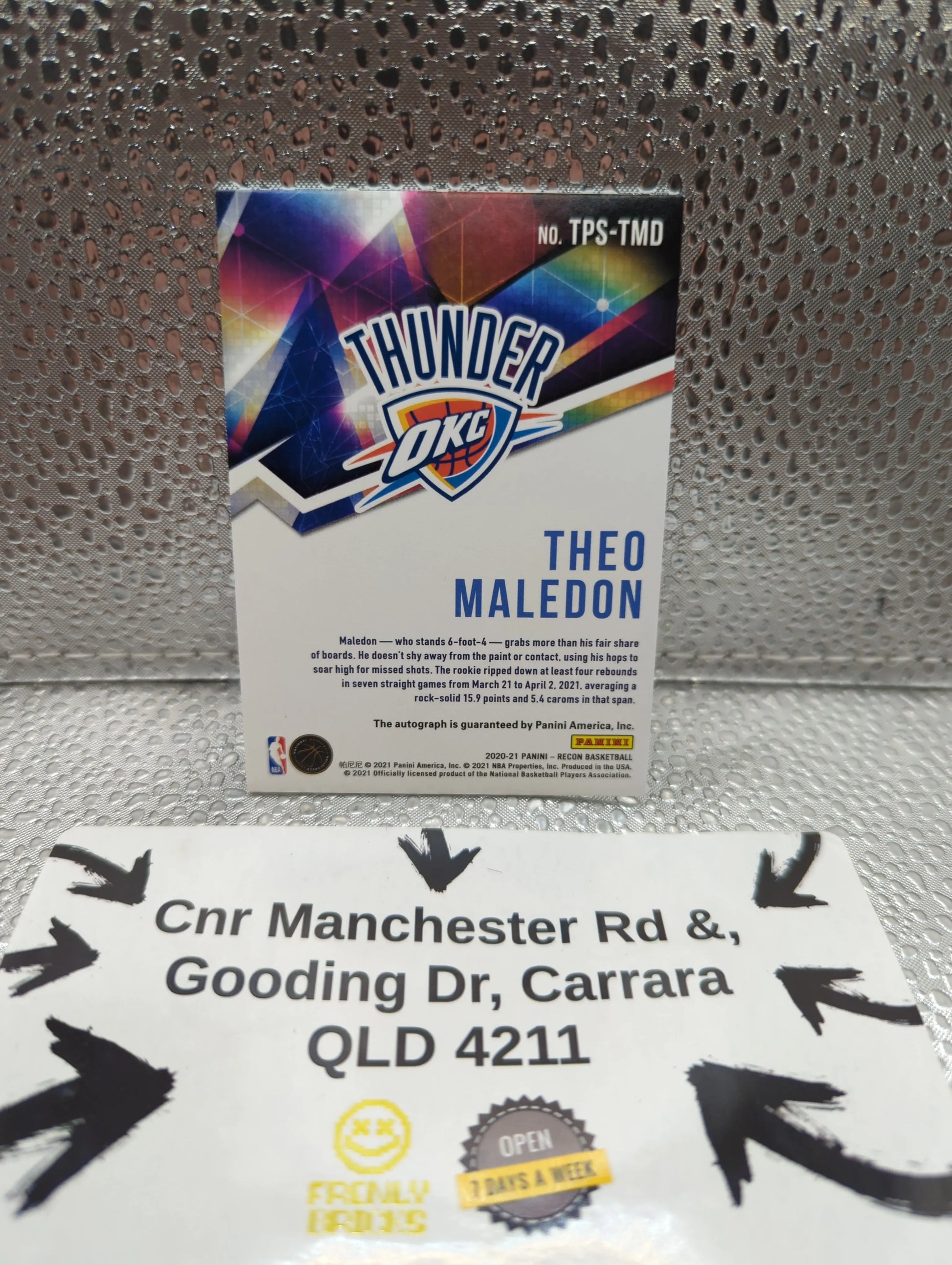 2020-21 Panini Recon Rookie - Signature Theo Maledon /40 AUTO FRENLY BRICKS - Open 7 Days