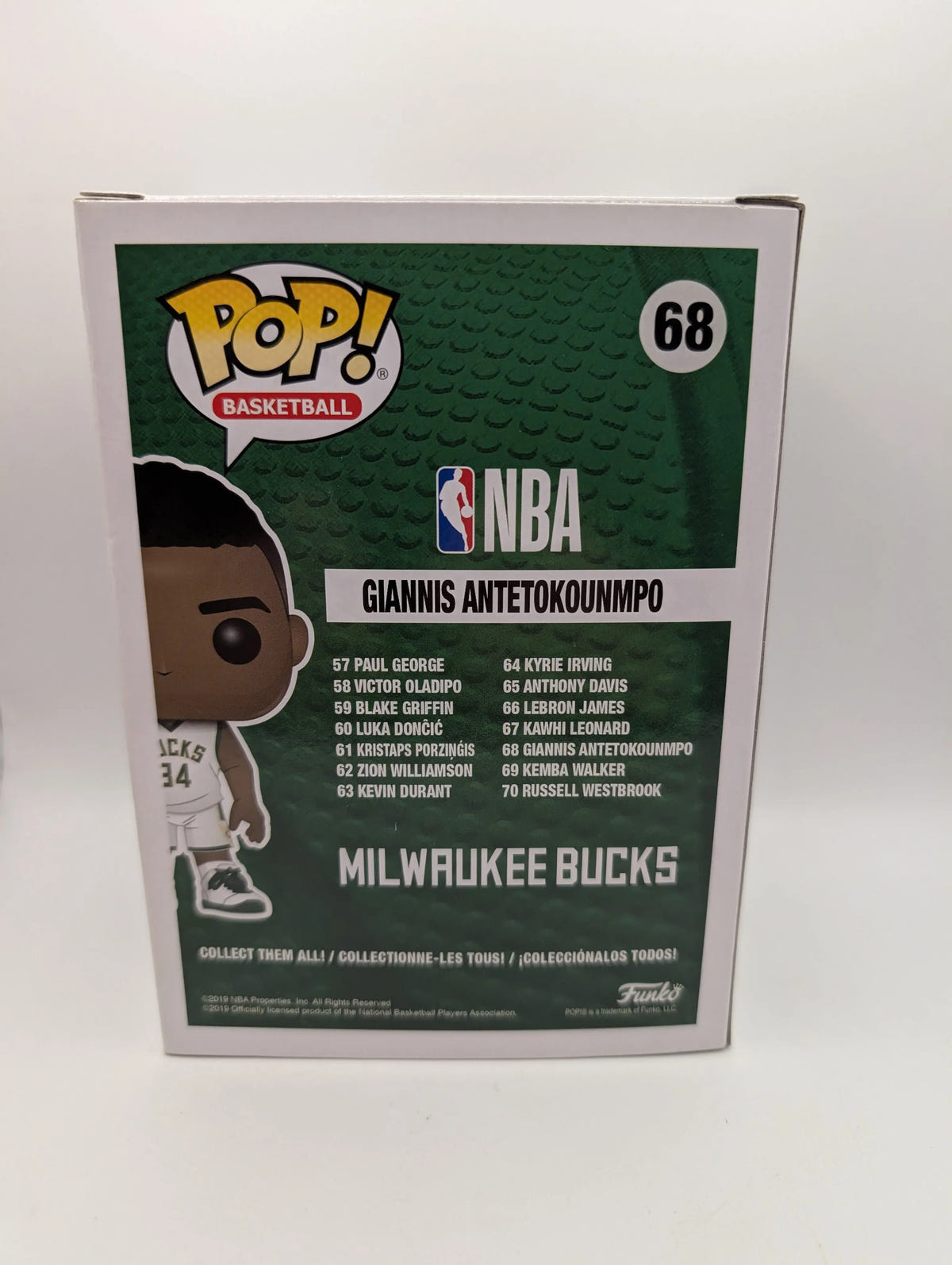 Funko Pop! Basketball Giannis Antetokounmpo #68 Vinyl Figure FRENLY BRICKS - Open 7 Days image 3