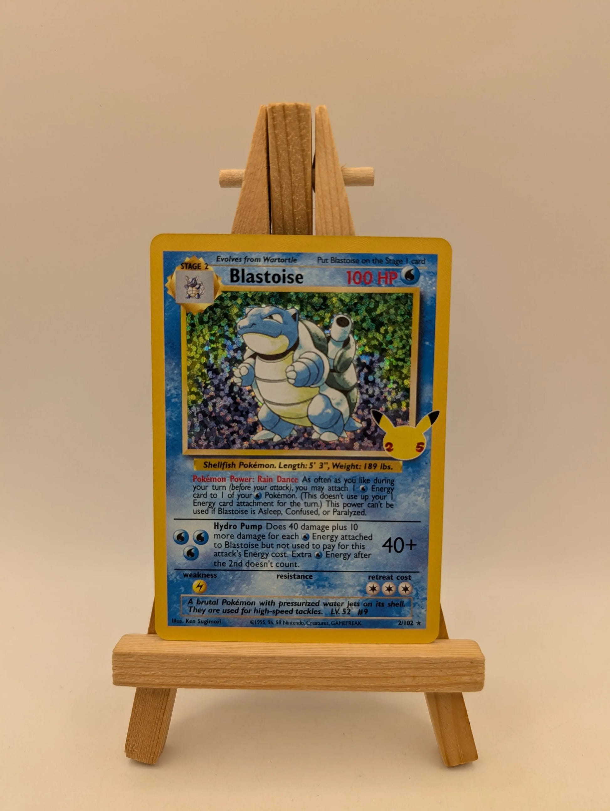 Blastoise - 2/102 - Celebrations 25th Anniversary Holo Rare - Pokemon TCG Card FRENLY BRICKS - Open 7 Days image 1