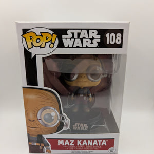 Star Wars Episode VII: The Force Awakens - Maz Kanata Pop! Vinyl Figure 108 FRENLY BRICKS - Open 7 Days