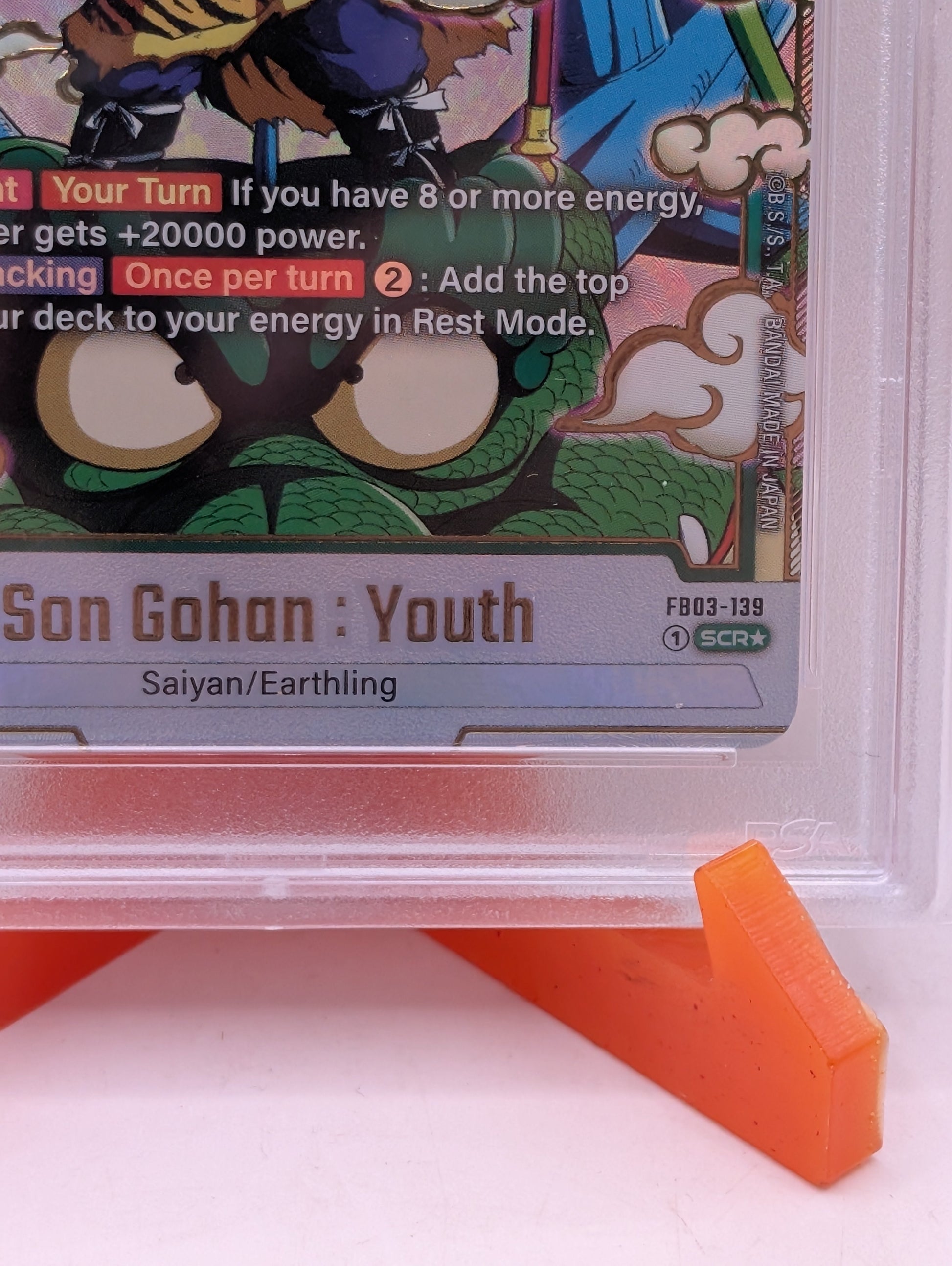 Son Gohan : Youth SCR ALT ART FB03-139 Gem Mint PSA 10 FRENLY BRICKS - Open 7 Days