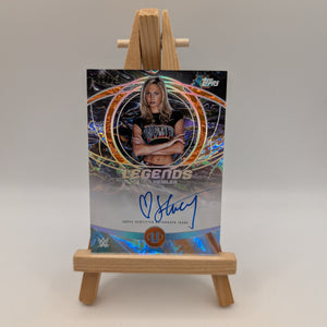2025 Topps WWE Universe Stacy Keibler Legends On Card Auto Orange /25 FRENLY BRICKS - Open 7 Days