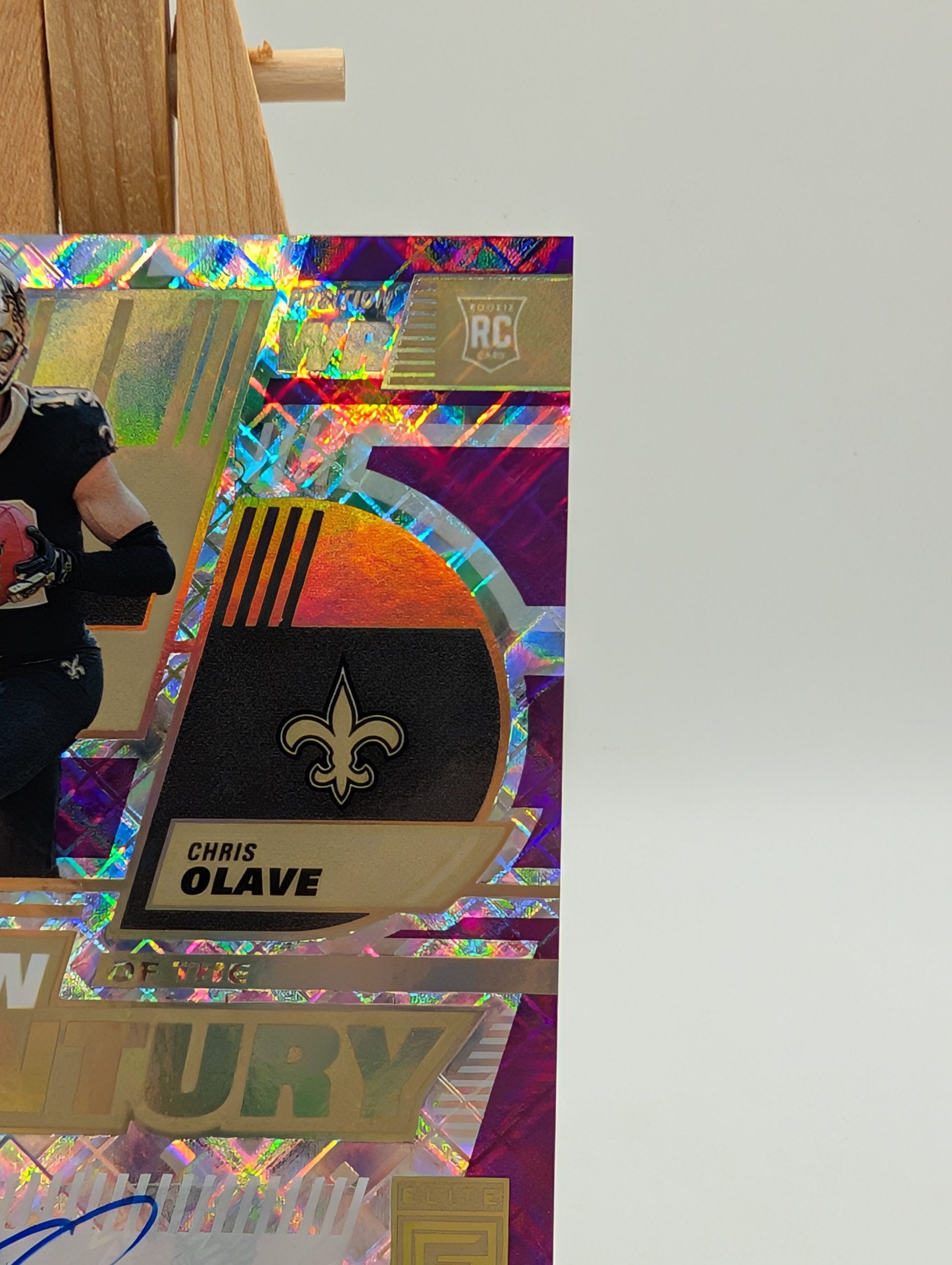 2022 DONRUSS ELITE CHRIS OLAVE ROOKIE TURN OF THE CENTURY AUTO SP /49-SAINT WR FRENLY BRICKS - Open 7 Days