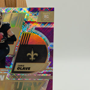 2022 DONRUSS ELITE CHRIS OLAVE ROOKIE TURN OF THE CENTURY AUTO SP /49-SAINT WR FRENLY BRICKS - Open 7 Days