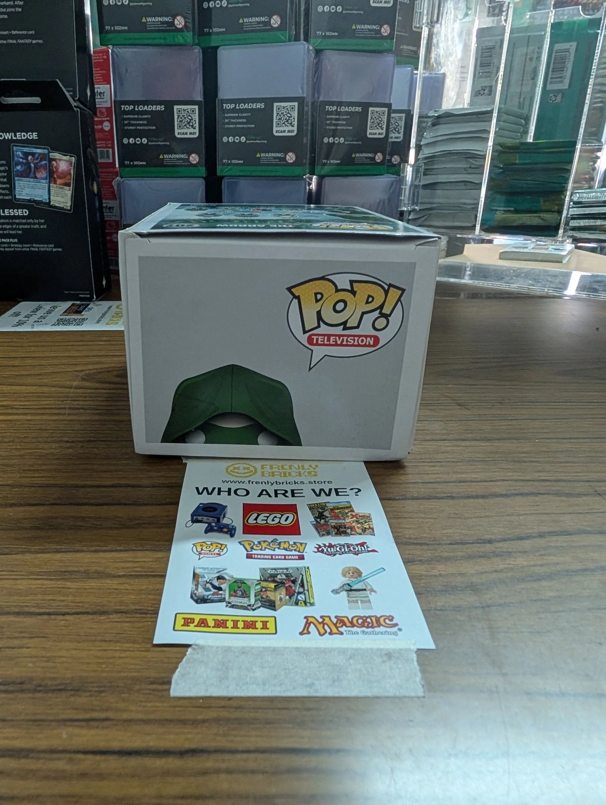 FUNKO Pop Vinyl The Arrow #207 FRENLY BRICKS - Open 7 Days