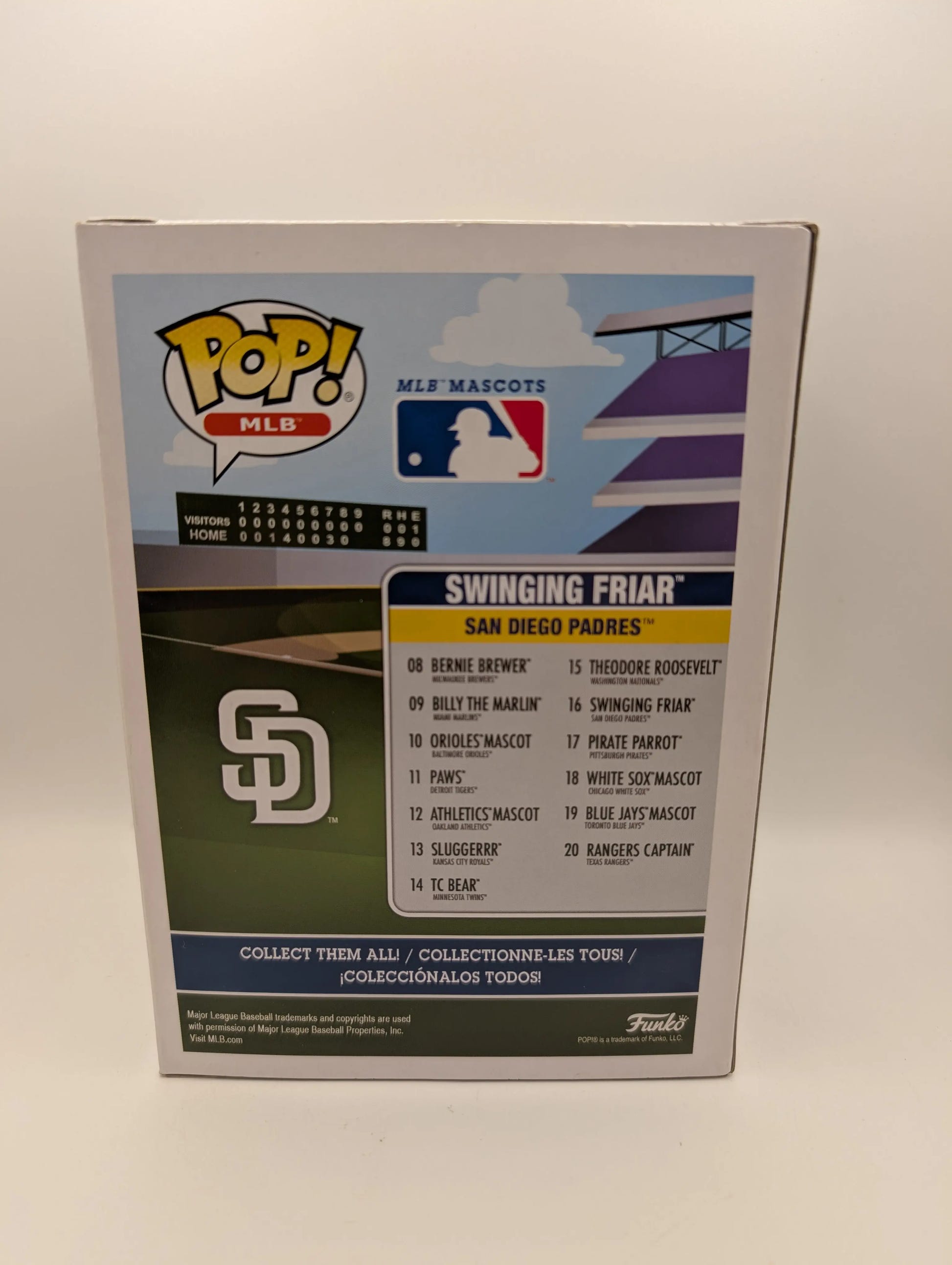 Funko POP! ! Swinging Friar 16 POP! Mlb Padres I02, photo 3 image 3