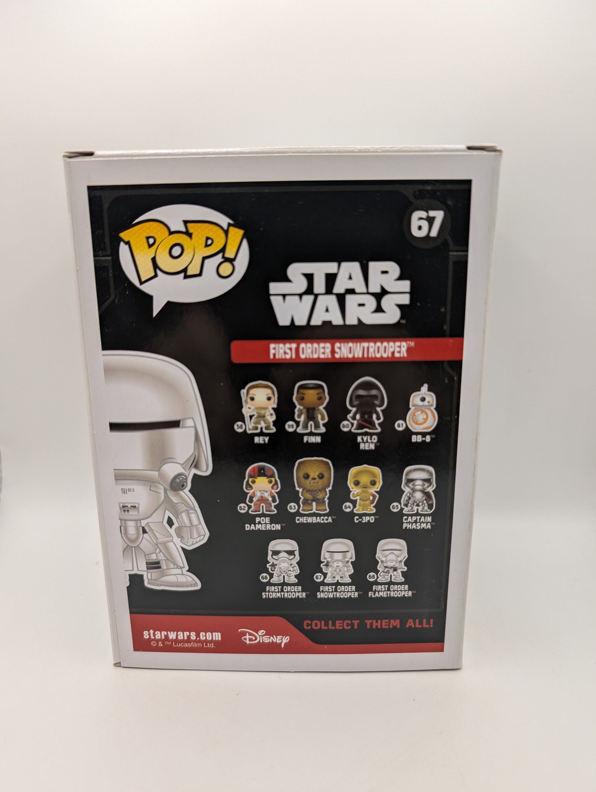 Pop! Viynl #67 Star Wars First Order Snow Trooper Dark Side Empire FRENLY BRICKS - Open 7 Days