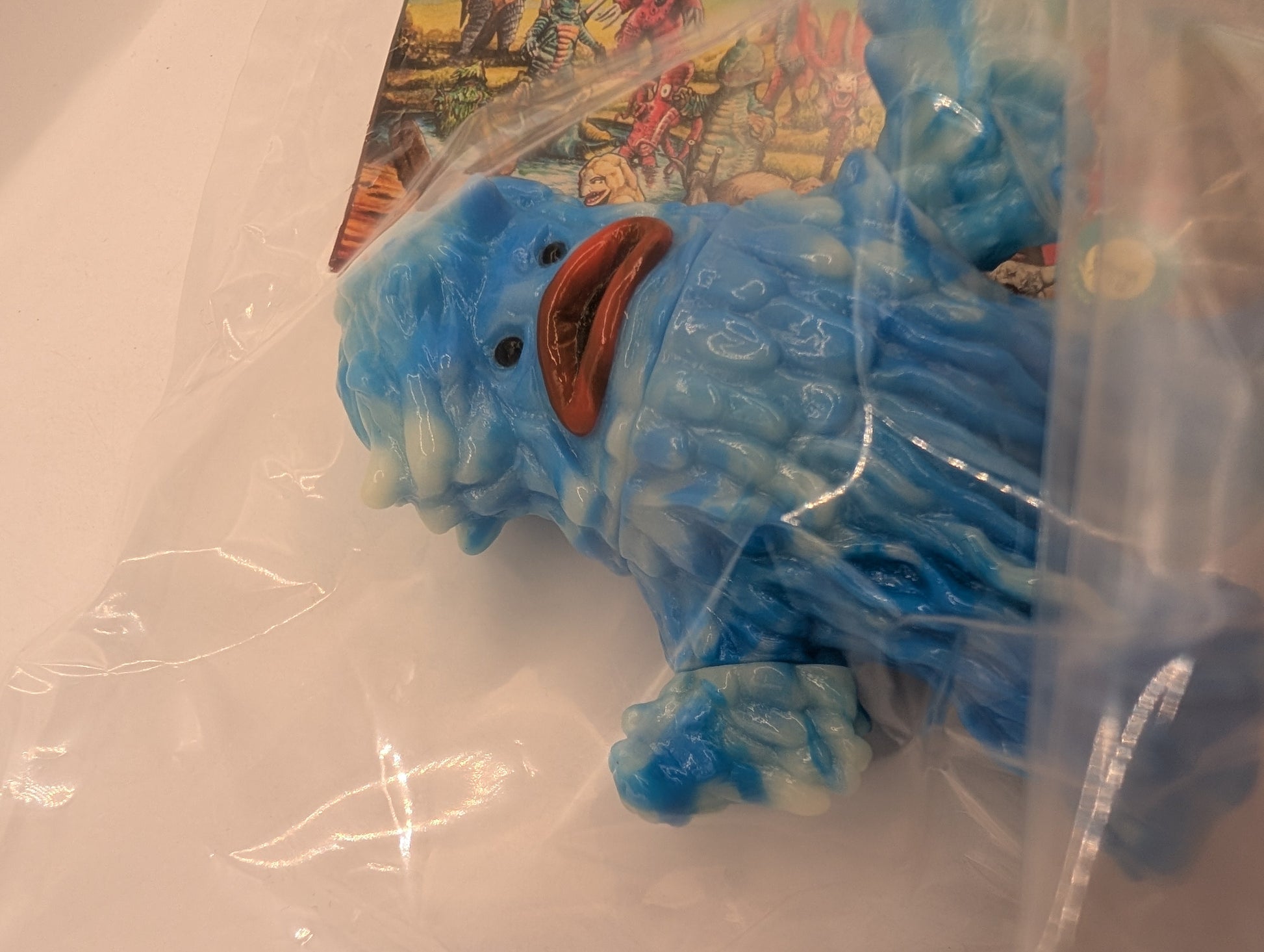 Maxtoys Ultraman Series Zazarn Sludge Kaiju Blue Limited Luminous Sofubi Figure FRENLY BRICKS - Open 7 Days