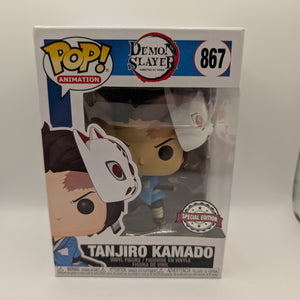 Funko Pop Vinyl - Tanjiro Kamado (Mask) #867 - Animation - Demon Slayer FRENLY BRICKS - Open 7 Days