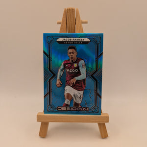 2021-22 Obsidian Electric Etch Neon Blue Flood 11/12 Jacob Ramsey Rookie RC 16gj