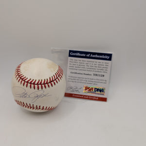 PETE ROSE CINCINNATI REDS  AUTOGRAPHED BART GIAMIATTI  BASEBALL BIG RED MACHINE FRENLY BRICKS - Open 7 Days