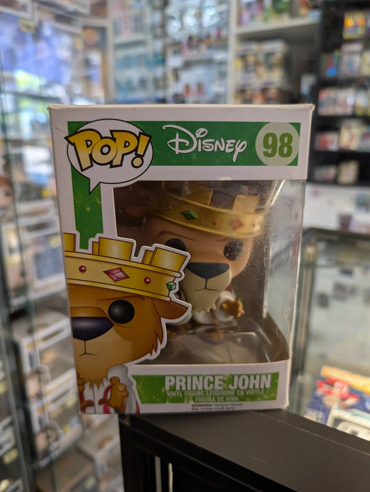 Prince John Disney Robin Hood Funko Pop! #98 *see pics* FRENLY BRICKS - Open 7 Days