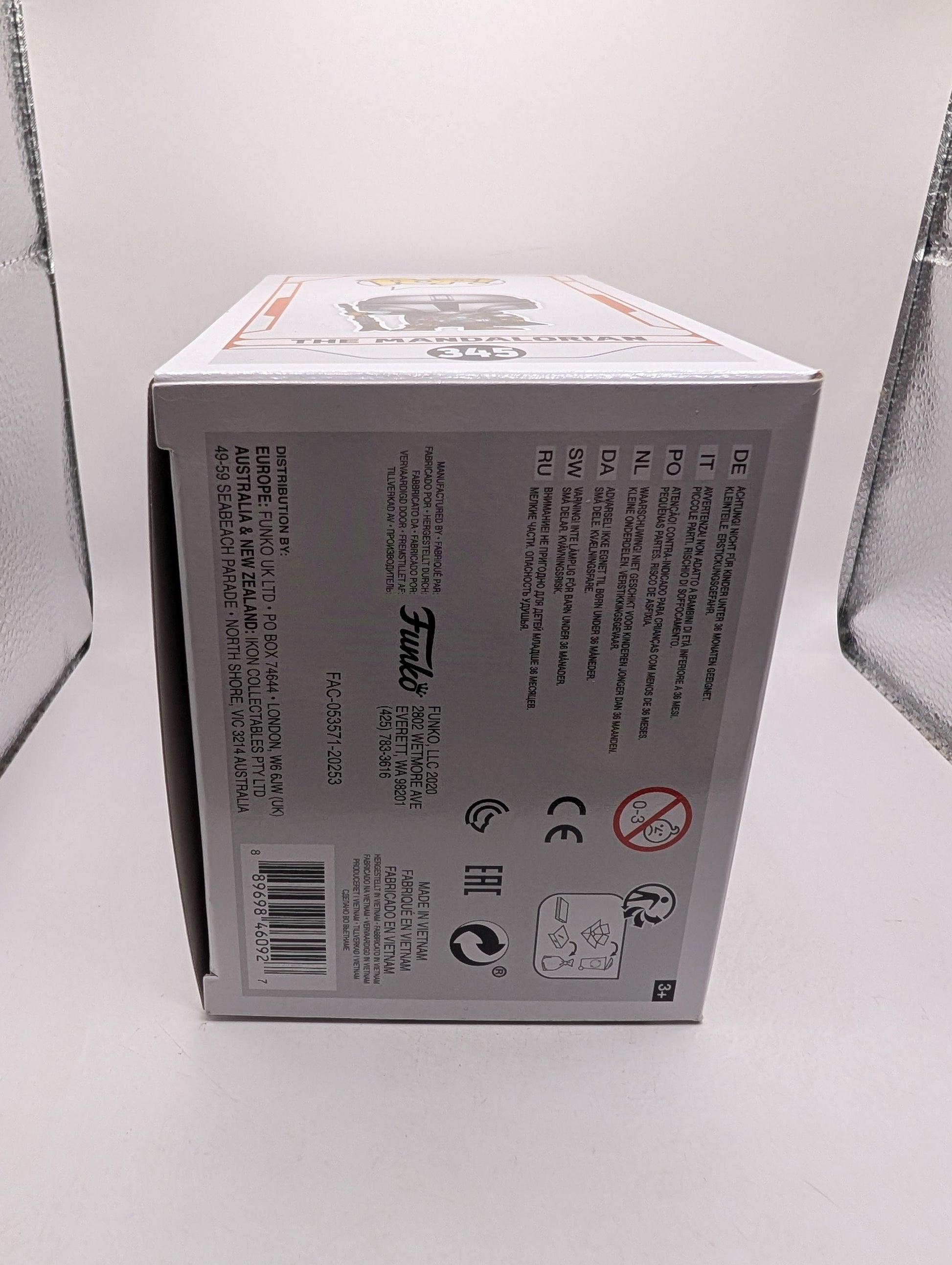 Pop Vinyl Funko Star Wars - Mandalorian 345 Special Edition Chrome FRENLY BRICKS - Open 7 Days