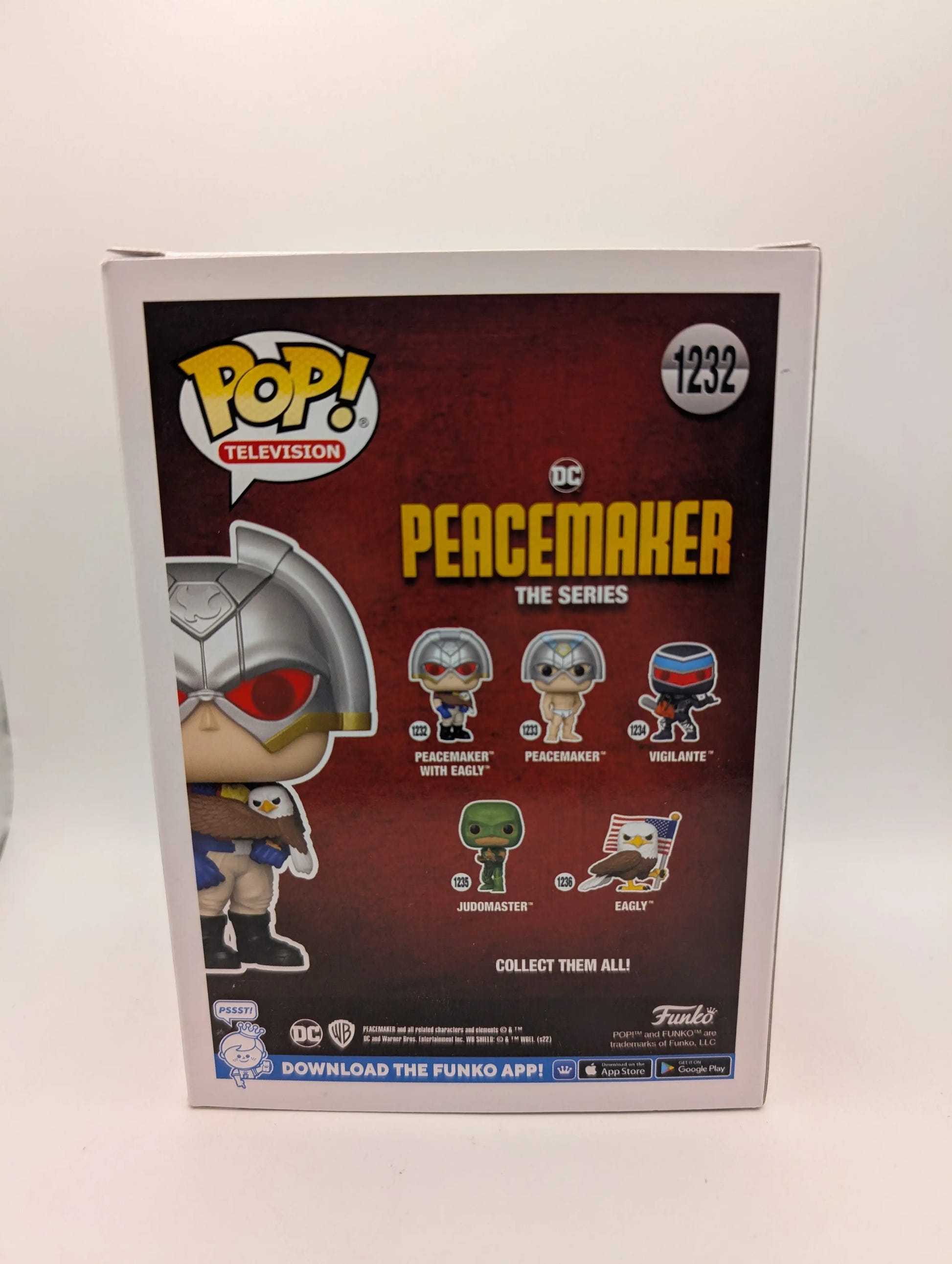 Peacemaker: The Series Peacemaker with Eagly Pop! Vinyl Figure #1232 OE FRENLY BRICKS - Open 7 Days image 3