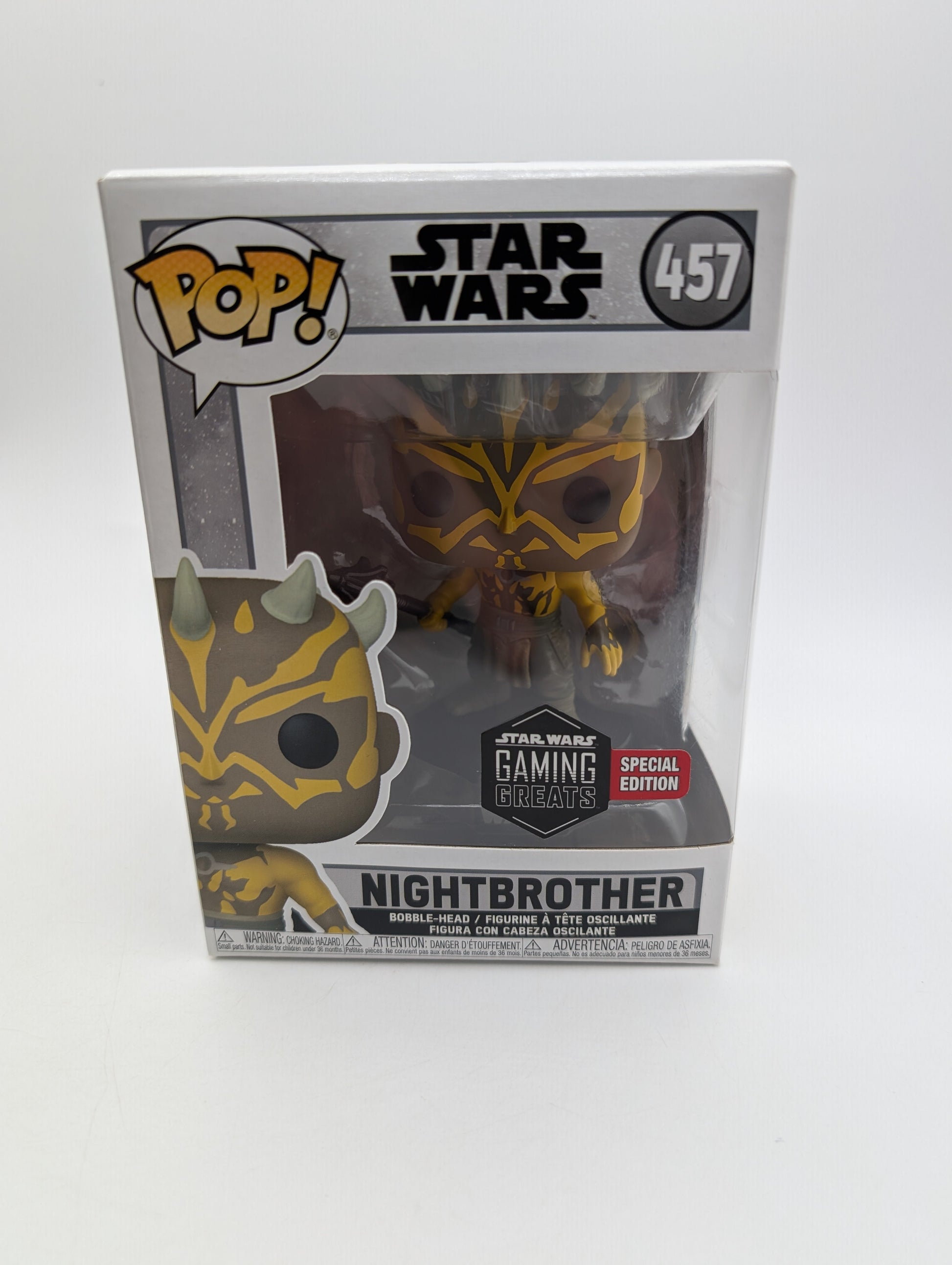 POP VINYL - STAR WARS -  NIGHT BROTHER  - 457  - SPECIAL EDITION FRENLY BRICKS - Open 7 Days