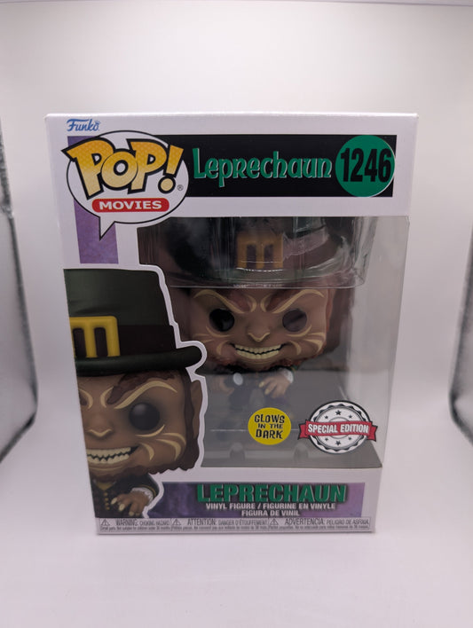 Funko Pop Vinyl 1246 Leprechaun Movies GITD Exclusive FRENLY BRICKS - Open 7 Days