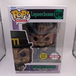 Funko Pop Vinyl 1246 Leprechaun Movies GITD Exclusive FRENLY BRICKS - Open 7 Days