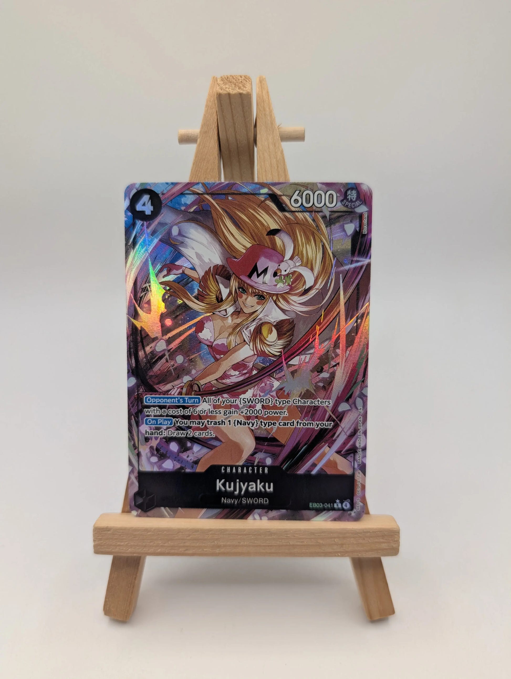 KUJYAKU ALTERNATIVE ART EB03-041 ONE PIECE TCG ENGLISH HEROINES FRENLY BRICKS - Open 7 Days image 1
