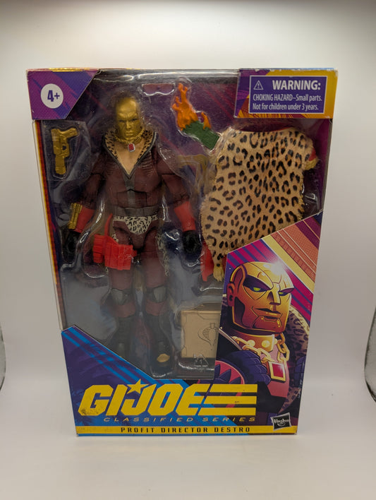 GI Joe Classified Series Profit Director Destro Action Figure broken seal FRENLY BRICKS - Open 7 Days